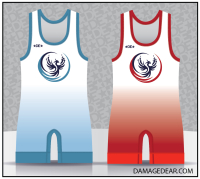 Twin Rivers Mat Club Red Freestyle Singlet Pack